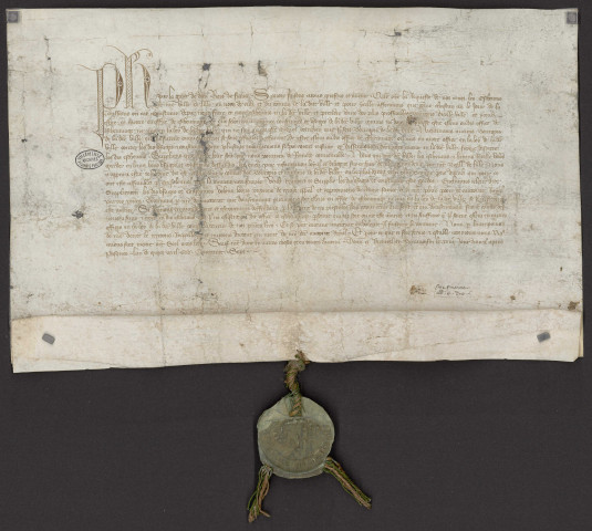 lettres patentes portant interdiction des fonctions échevinales aux célibataires (24 avril 1347).