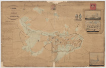 Plan de la ville de Lille en 1604 réalisé par Elie Brun-Lavainne (7ème époque)