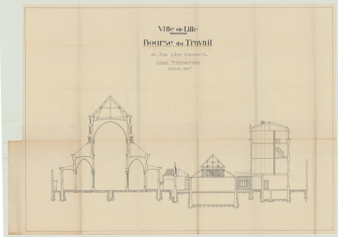 Bourse du travail (45 rue Gambetta).