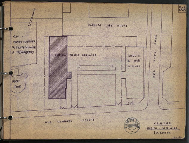 Centre médico-scolaire et de vaccination, rue Georges Lefebvre