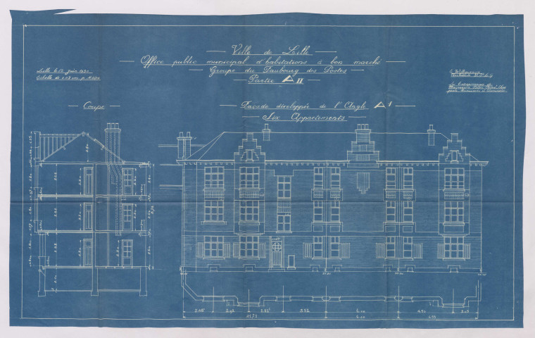 2e groupe du sud rue du Faubourg des Postes.