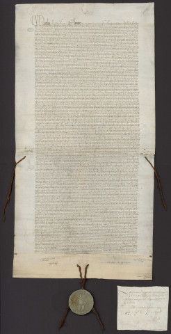 Confirmation par Charles VI du Privilège des dix-sept articles accordé à la ville par Philippe VI