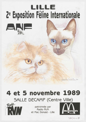 Salle Decamp. 2ème exposition féline internationale