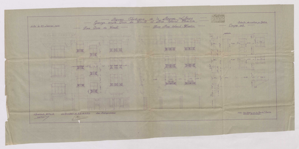 Angle 13 quai du Wault, 10 rue Saint-Martin.