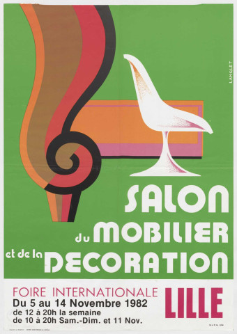 Foire internationale de Lille. Salon du mobilier et de la décoration