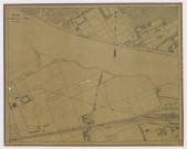 Extrait de plan centré sur le boulevard de la Moselle, le chemin de fer de Béthune et le chemin de l'Arbrisseau.