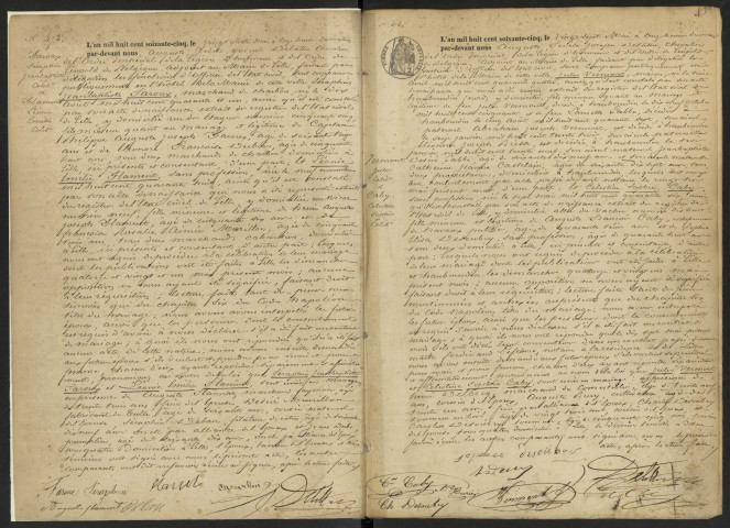 1865 du 24 mai au 25 septembre