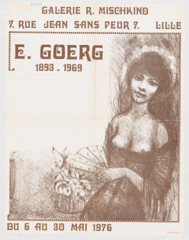 Galeri Mischkind. E. Goerg (1893-1969), peintre, dessinateur. Exposition.