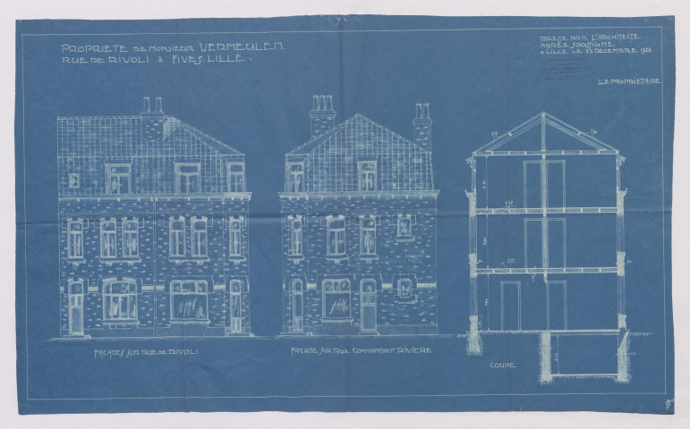 114-116 rue de Rivoli angle rue du Commandant Rivière.