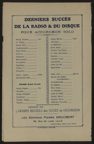 Défilé des pierrettes, musique Pierre Drucbert et Edmond Pellemeulle