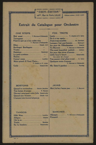 I have many sorrows, musique G. Ghestem, Withford, W. Jeff