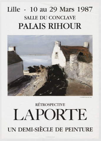 Galerie R. Mischkind. Exposition "Rétrospective Laporte. Un demi-siècle de peinture".