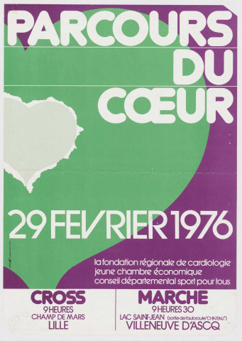 Champs de Mars. Parcours du cœur (cross).