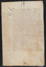 Sentence du Grand-Conseil de Malines sur le procès de Chrétienne de Ferrare, veuve de Nicolas de Landas, sr de Heule, contre Schets de Grobben-doncq, sr de Heyst, en non-confiscation (20 janvier 1601).