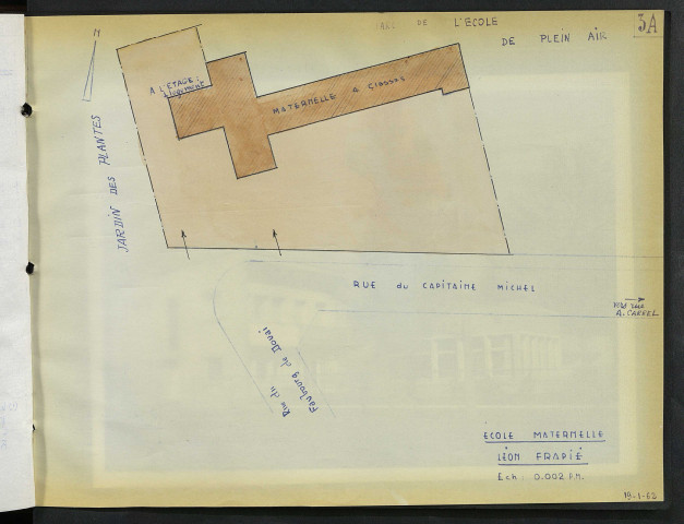 Ecole maternelle Léon Frapié, rue du Capitaine Michel