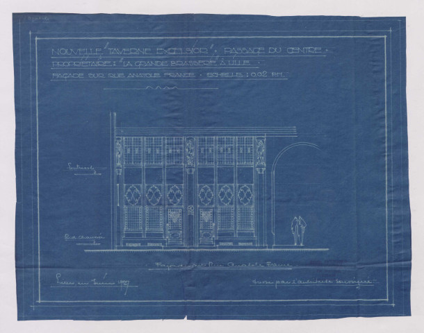 8 à 16 rue Anatole France angle passage du centre.