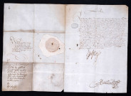 Délégation donnée par Philippe II au Conseil d'Etat pour le gouvernement des Pays-Bas en attendant le remplacement de feu L. de Requesens (24 mars 1576).