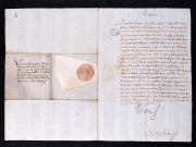 Notification au Gouverneur et aux Etals de Lille du mariage de l'archiduc Albert avec l'infante Isabelle (5 décembre 1597).