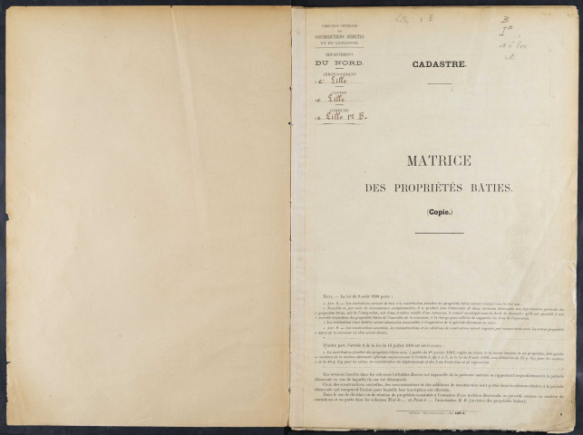 Table et cases 1-800