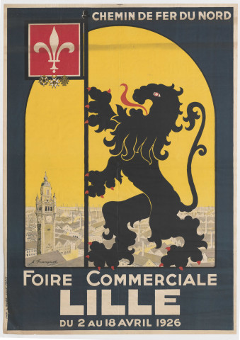 Affiche de la Foire Commerciale de Lille