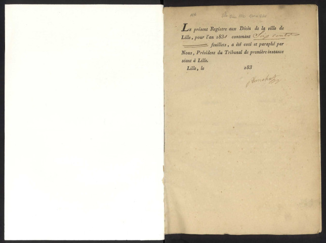 1830 du 1er janvier au 02 juin