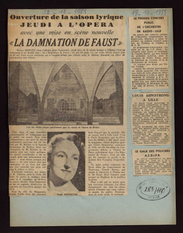 1955-1956, Nord Matin, La Croix du Nord, Liberté.