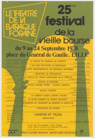 Place du Général de Gaulle. 25ème festival de la Vieille Bourse.