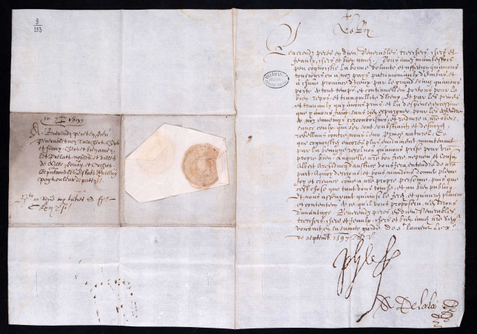 Lettres de créance pour l'archiduc Albert, nommé gouverneur des Pays-Bas (10 septembre 1597).