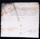 Lettres de convocation des Etats de la châtellenie de Lille aux séances des Etats généraux devant se tenir à Bruxelles le 15 août 1558 (6 août 1558).