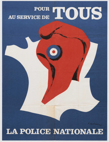 La police nationale. Pour tous au service de tous.