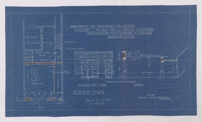 20 allée de la Vieille Aventure, retour 17 de la Paix d'Utrecht.