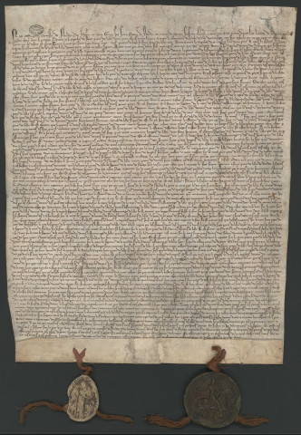 Confirmation de l'accord précédent par Marguerite, comtesse de Flandre et son fils