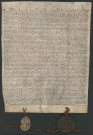 Confirmation de l'accord précédent par Marguerite, comtesse de Flandre et son fils (6 octobre 1267).