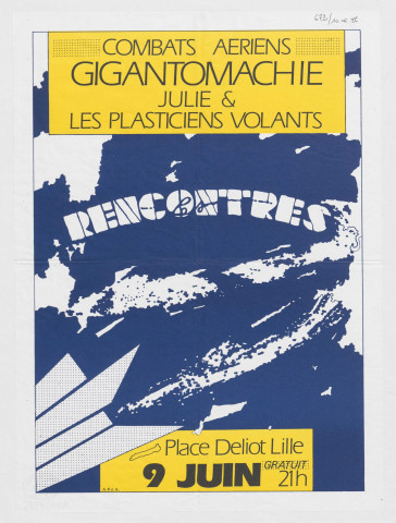 Combats aériens "Gigantomachie, Julie et les plasticiens Volants".