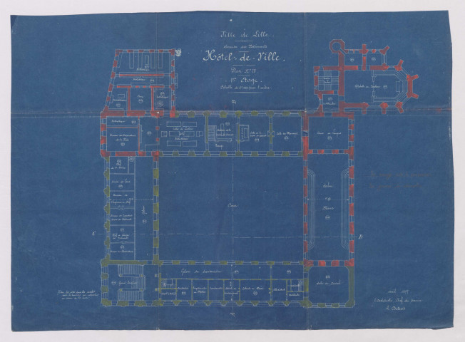 Délibération n°1614 - Hôtel de ville. Démolition.