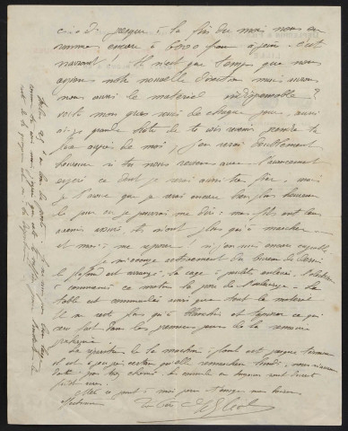 Lettres d'Eugène Deplechin à son fils Jacques.