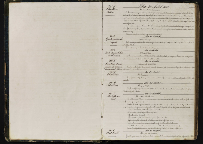 20 août 1833-17 mars 1835