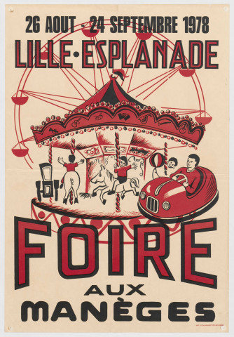 Esplanade. Foire aux manèges 1978