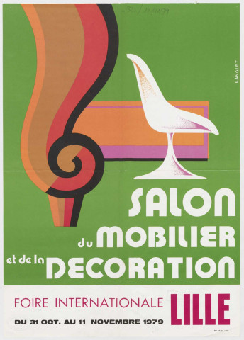 Foire internationale de Lille. Salon du mobilier et de la décoration