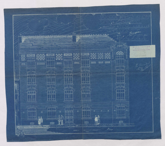 Angle 28 rue Emile Desmet, 5 rue Châteaubriand.