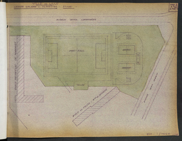 Stade du Moulin des Alouettes, avenue Denis Cordonnier