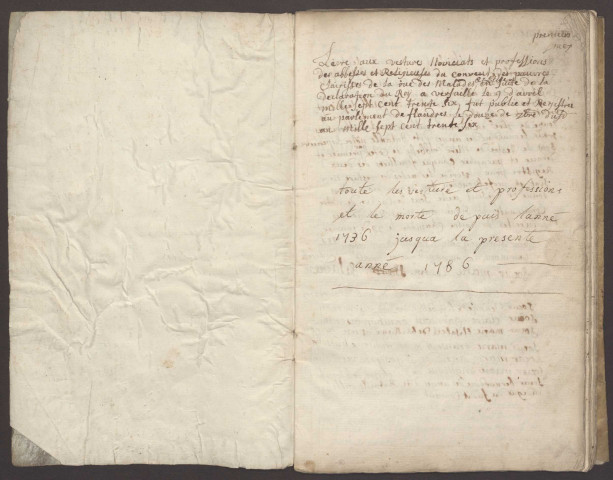 Pauvres Clarisses de Lille : vêtures et décès