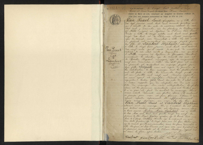 1900 du 26 juillet au 27 octobre