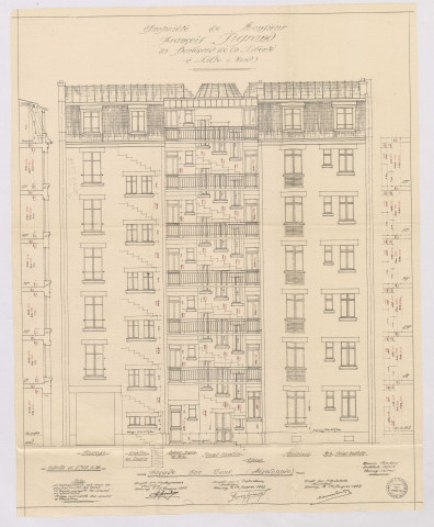 Angle 25 boulevard de la Liberté, 8 rue de Bourgogne.