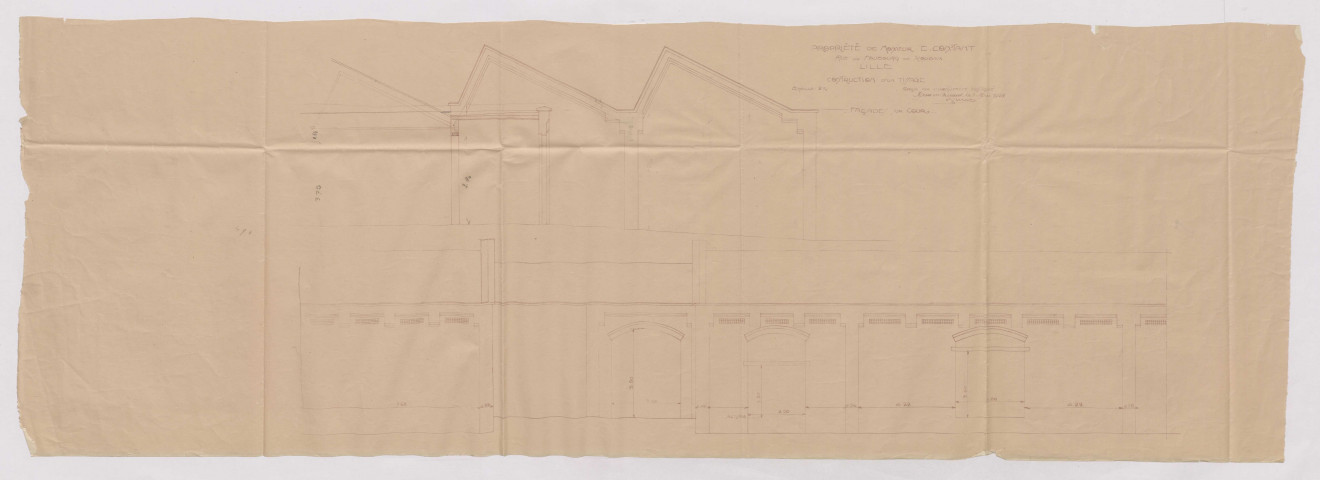 20bis rue du Faubourg de Roubaix, retour rue Saint-Druon.