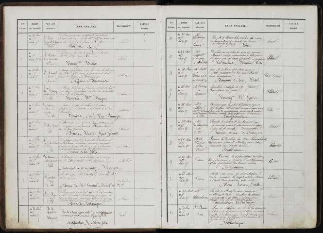 25 mai 1857-22 juillet 1858