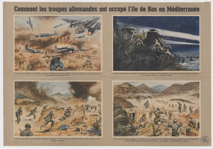 "Comment les troupes allemandes ont occupé l'île de Kos en Méditerranée"