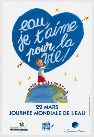 Ministère de l'Environnement. Journée mondiale de l'eau le 22 mars 1995.