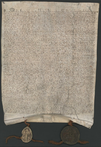 Confirmation de l'accord précédent par Marguerite, comtesse de Flandre et son fils (6 octobre 1267).