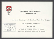 Campagne municipale de plantations d'arbres "A chaque lillois, un arbre". - Organisation et suivi médiatique.